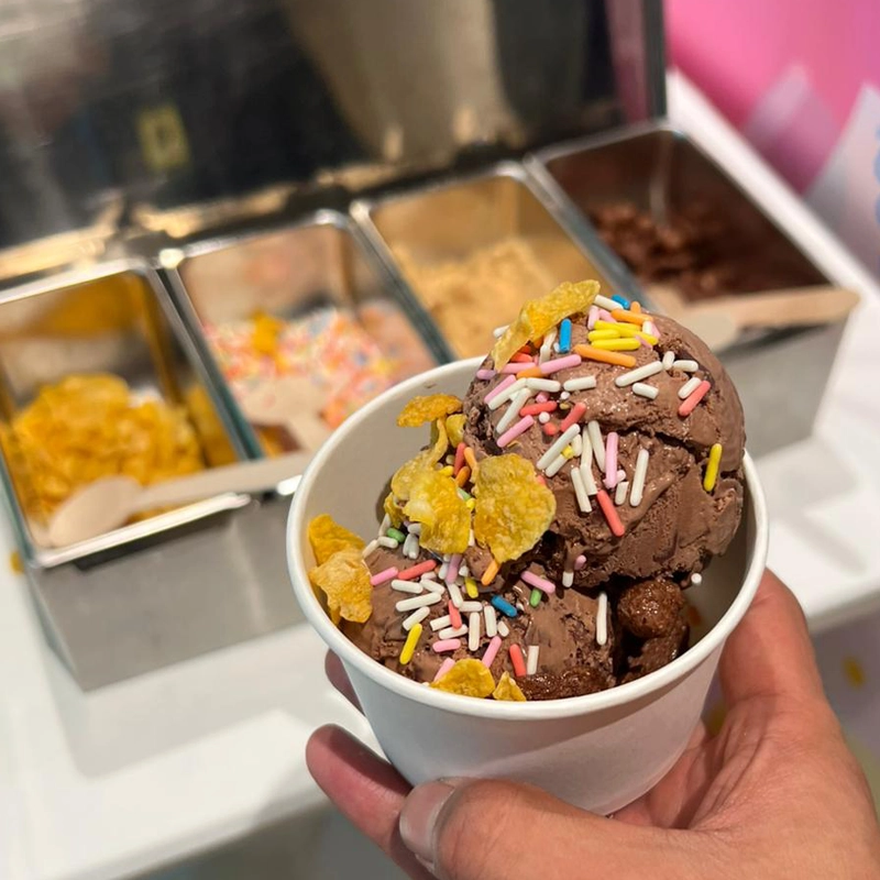 香港活動服務現場相片 Ice cream dessert cup live station hong kong